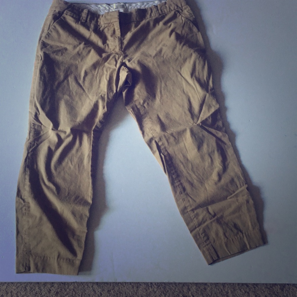 J crew khaki slack-type pants